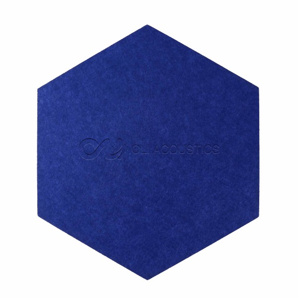 9/12mm Thickness Hexagon Polyester Fiber Acoustic Panels For Office Wall